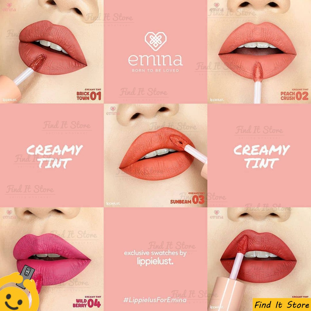 Emina Creamy Tint | Lip Tint Creamy | BPOM Creamytint