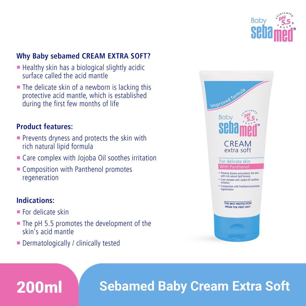 Sebamed Baby Cream extra soft 50ml exp 2025