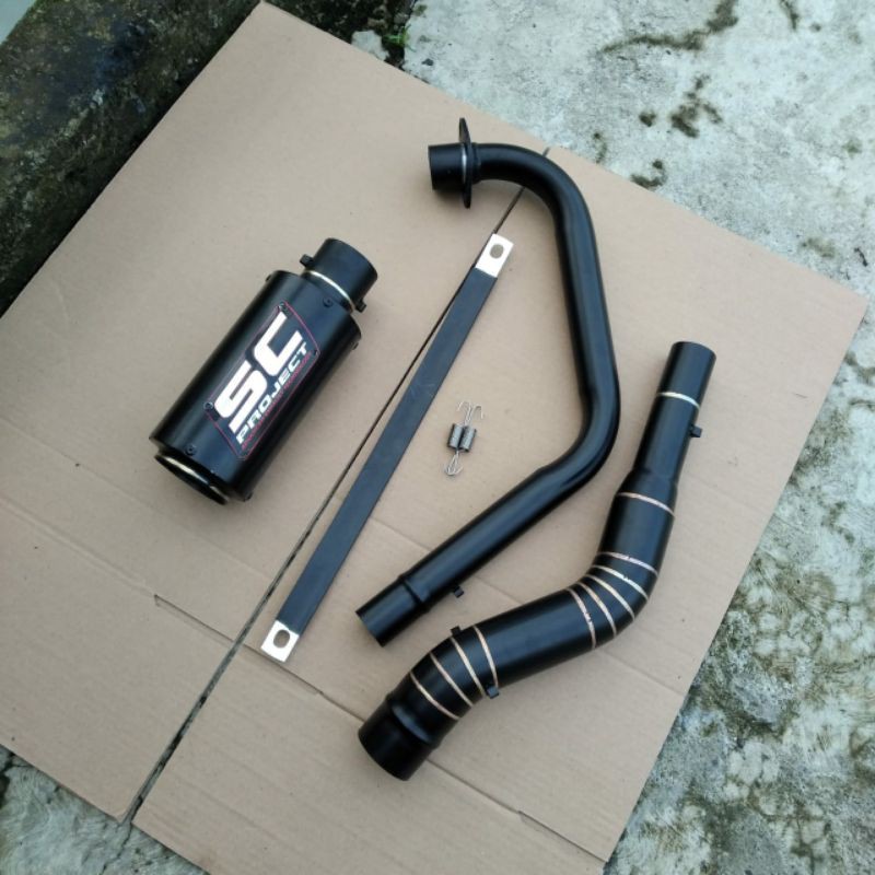 KNALPOT SC PROJECT R15 CBR VIXION SATRIA FU XABRE BYSON