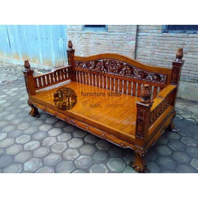 Kursi bale bale rahwana jumbo kayu jati