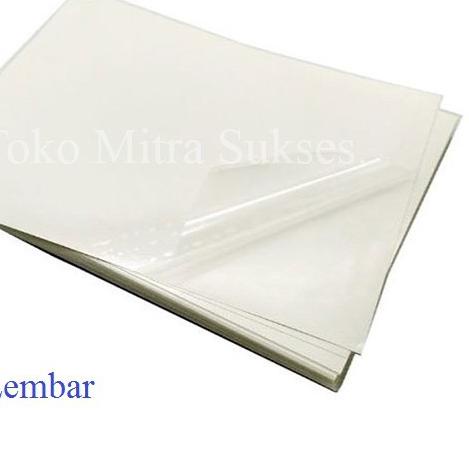 ✰ Stiker Vinyl Transparant Inkjet A4 ➹