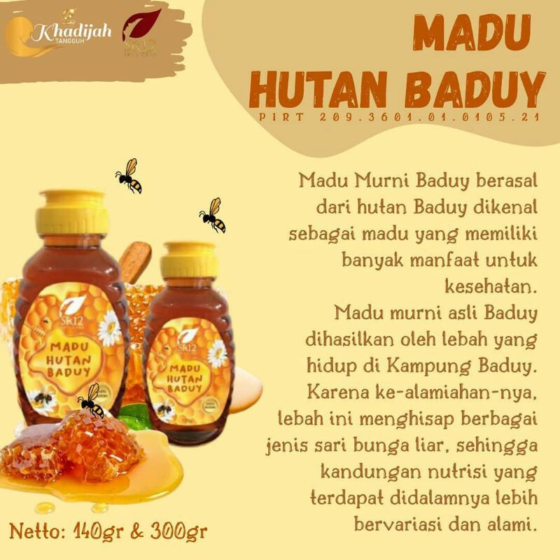 

Madu Baduy SR12 300g