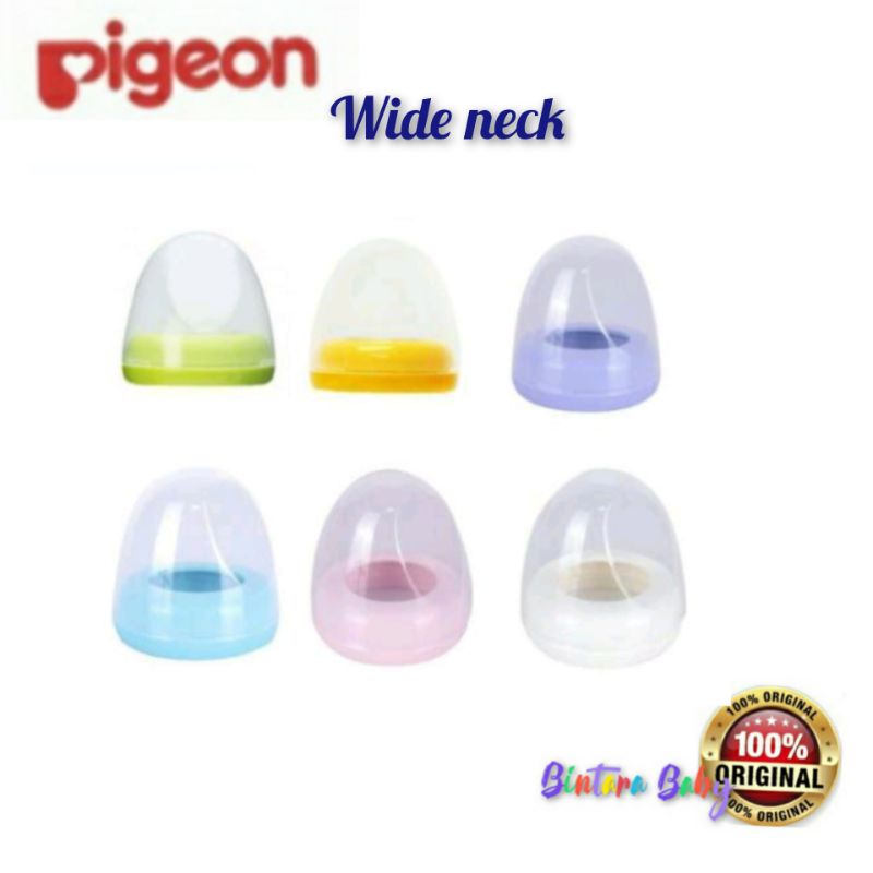 ORIGINAL Tutup Botol Pigeon wide neck  wideneck Screw Cap Ring Pigeon / Pigeon Nipple Cover untuk Botol Pigeon PP / Tutup Botol Pigeon PPSU Wide neck