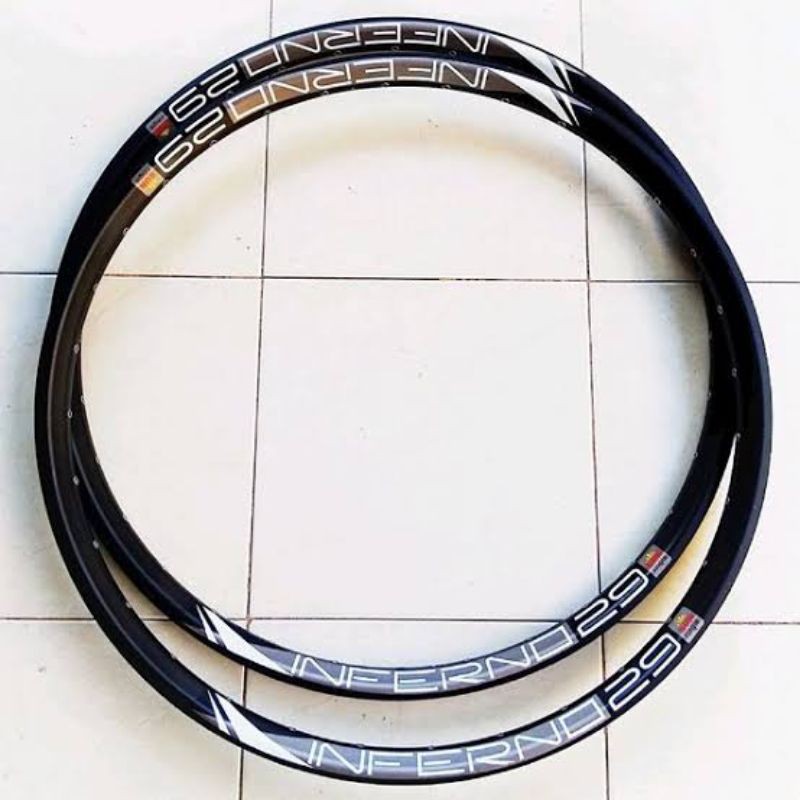 Rims/Velg sepeda 29er Inferno29 + Jari2 XLR8 29er stainless steel ..