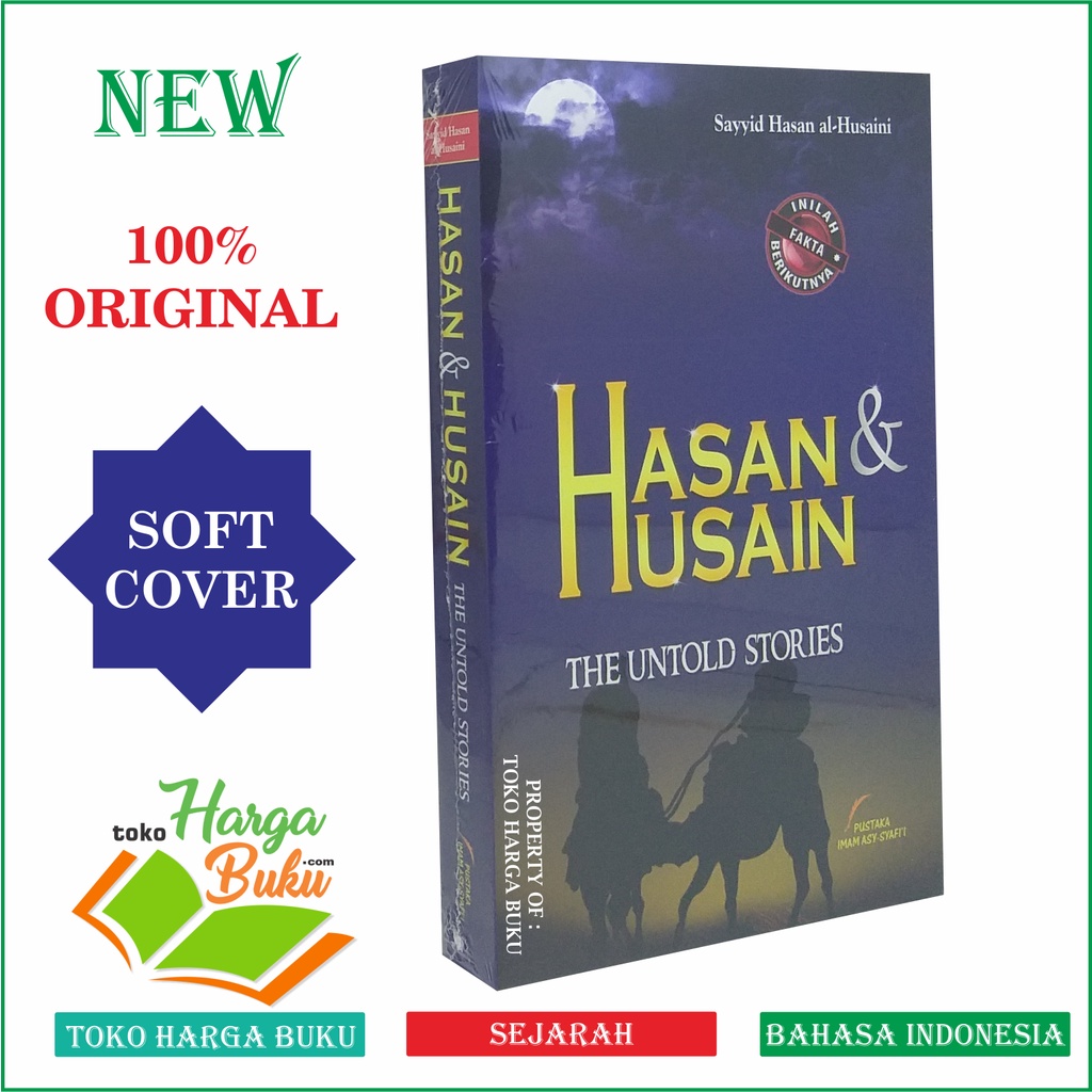 Buku Hasan dan Husain ORI Cucu Nabi Muhammad Hasan &amp; Husain Penerbit Pustaka Imam Syaafii