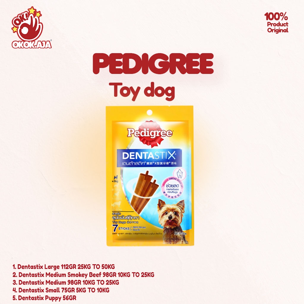 PEDIGREE DENTASTIX Snack Cemilan Anjing - Snack Anjing murah