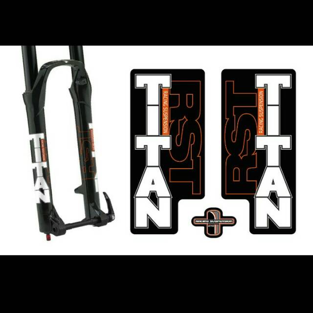 Sticker fork rst titan