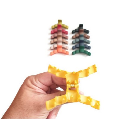Jedai Doff 8cm Jepit Rambut Salon Matte Hair Claw Clips premium