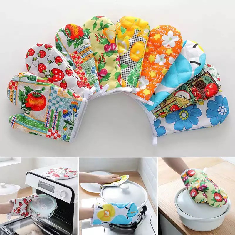 Sarung Tangan Oven dan Microwave Anti Panas - Kitchen Glove - Sarung Tangan Dapur