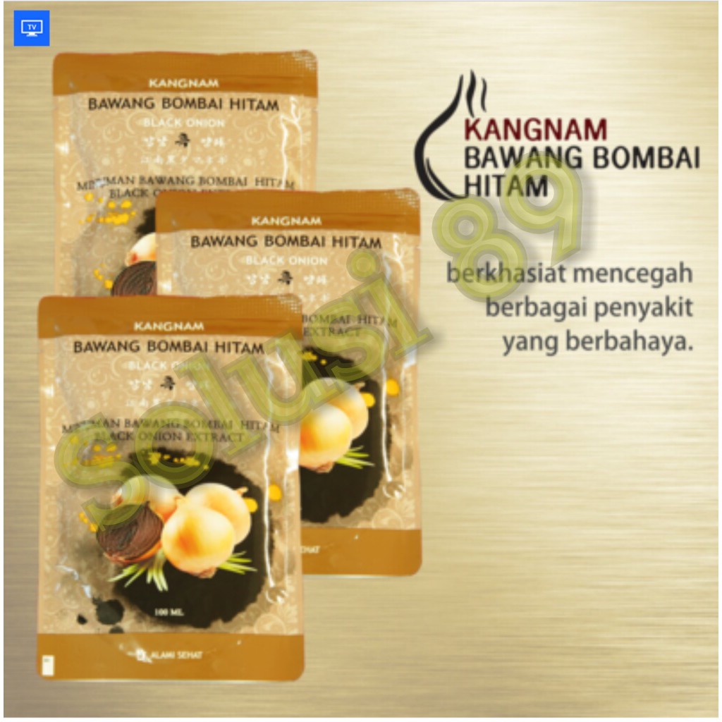 

KANGNAM BLACK ONION HEALTHY DRINK V1 Minuman Herbal Teh Bawang Sehat