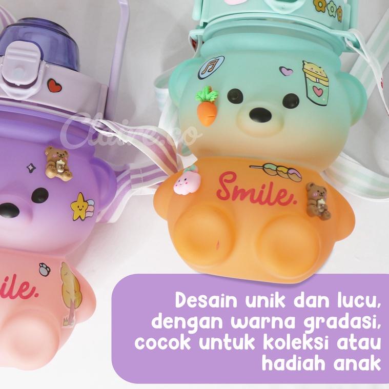 ➯ BOTOL MINUM BONEKA VIRAL MURAH WARNA 1.5 LITER dan 1.1 Liter 2D & 3D STICKER ➣
