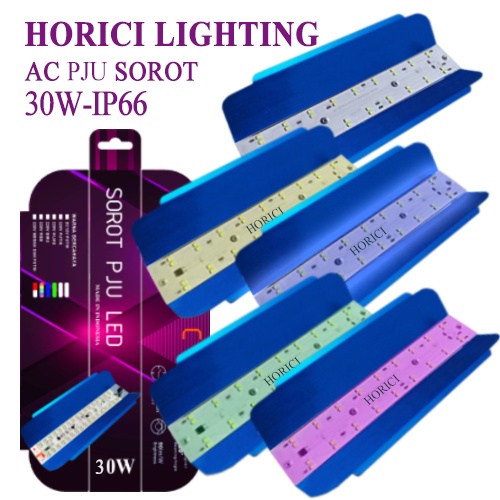 MEREK HORICI 220V 30W LAMPU PJU WARNA WARNI LAMPU JALAN PJU LED SOROT INDOOR DAN OUTDOOR