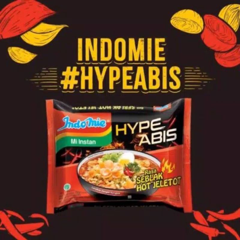 

Mi Instant Indomie HYPEABIS 85gr Seblak Hot Jeletos