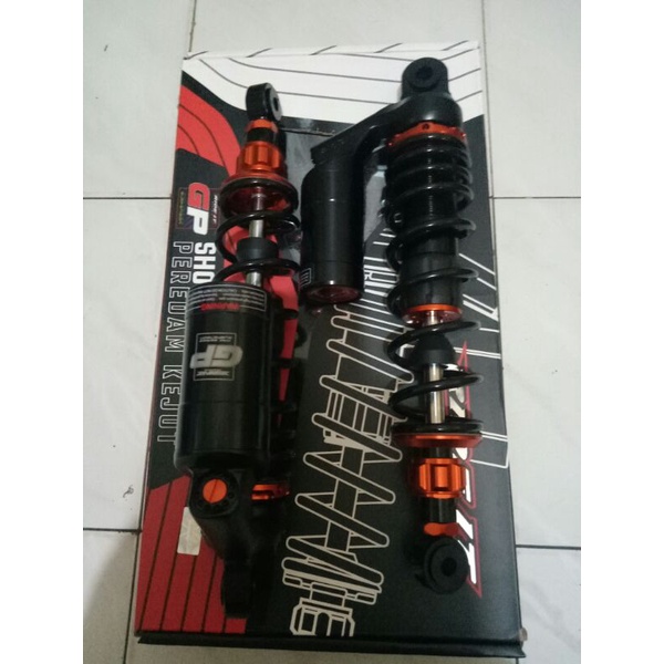 SHOCK BREAKER BELAKANG TABUNG ATAS MEREK REDIT GP 299 UK 340MM HITAM
