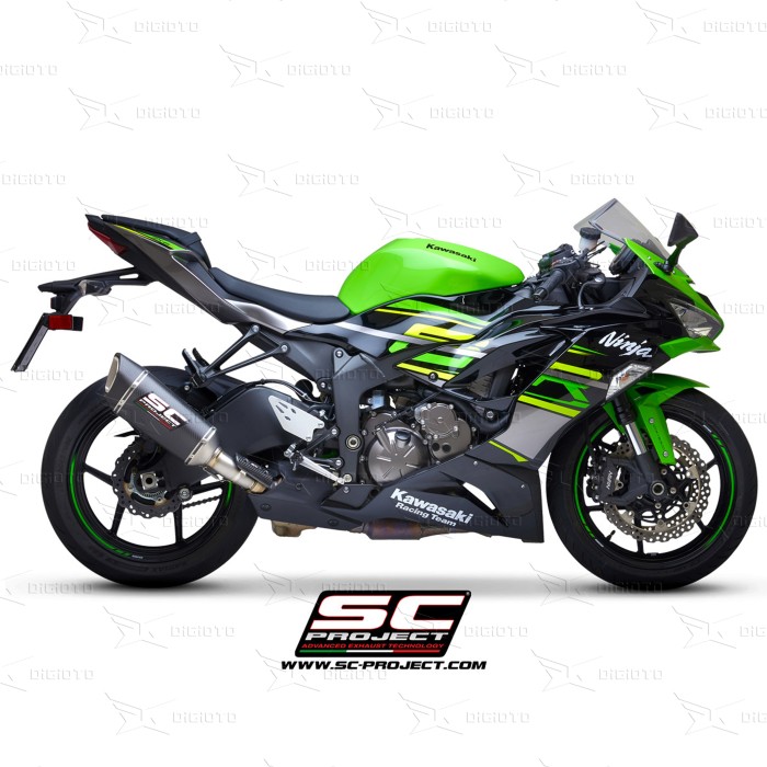 SC Project SC1-R Muffler Carbon Knalpot Slip On Kawasaki ZX-6R 636