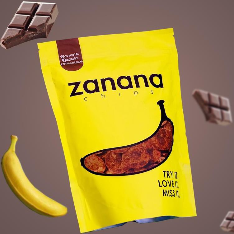 

Zanana Chips Keripik Pisang Brown Chocolate