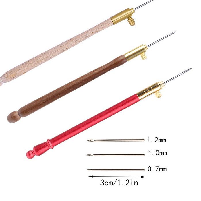 C-33 Jarum Alat Bordir tangan / Sulam / Tambour Payet Beading Embroidery Needles Jarum Bordir Manik-