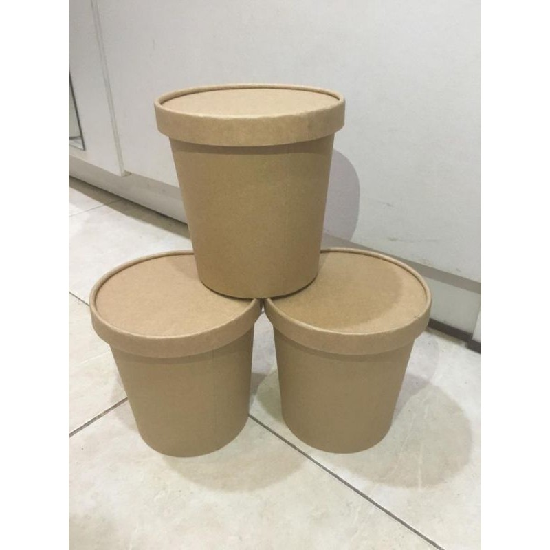 

KRAFT BOWL BROWN CUP 26 OZ KEKINIAN CUP SAYUR