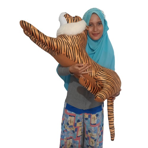 Boneka macan harimau SINGA belang jumbo murah