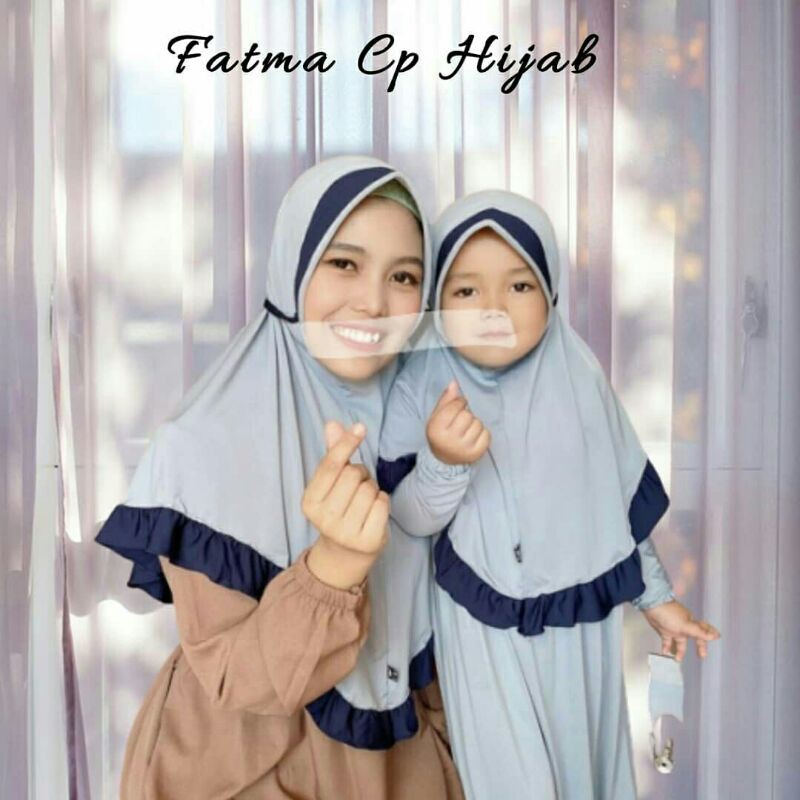 Fatma Cp Hijab / Couple Ibu dan Anak / Jilbab Couple