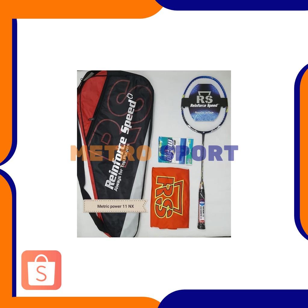 RAKET BADMINTON - RS METRIC POWER 11 NX - ORIGINAL