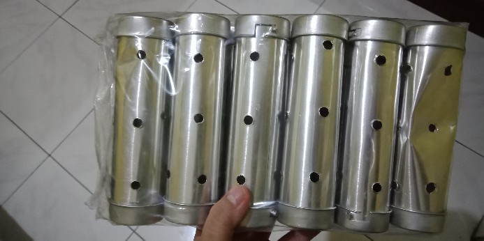 Cetakan Lontong Aluminium 15 X 4 Cm (12 Pcs)