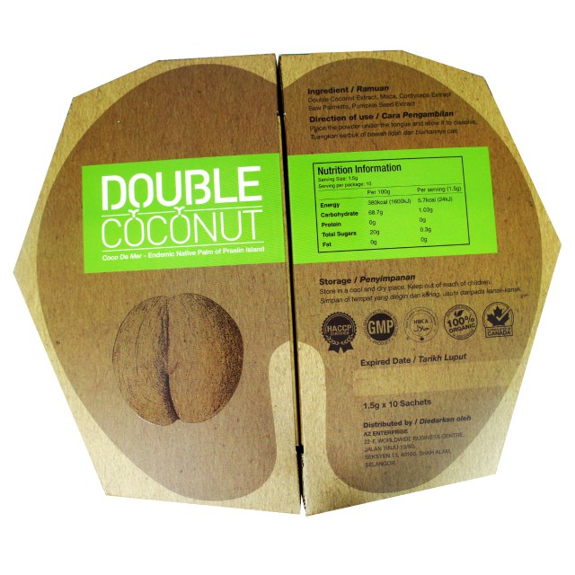 promo herbal  double coconut powder candy b complex obat herbal alami manjur
