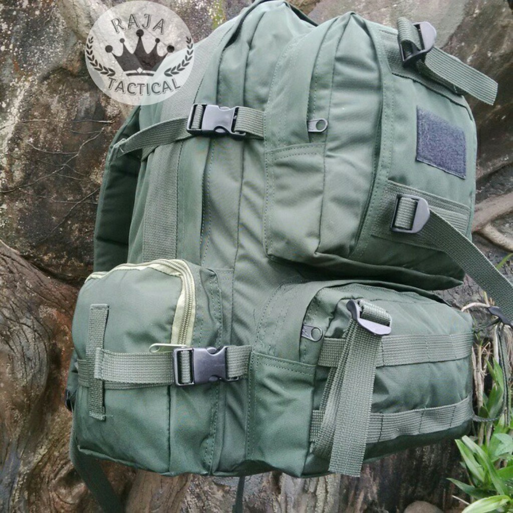 Ransel Hijau Army TNI Tas Punggung Hijau TNI Tactical Tas Lebanon