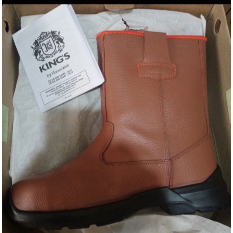 SEPATU SAFETY KINGS HONEYWELL ORIGINAL COKLAT TYPE 205CX