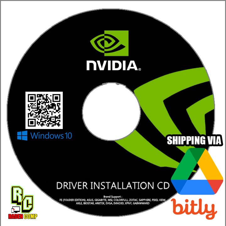 CD DRVER VGA CARD NVIDIA GEFORCE GT 1010 GT 1030 GTX 1050 GTX 1060 GTX 1070 GTX 1080 MURMER