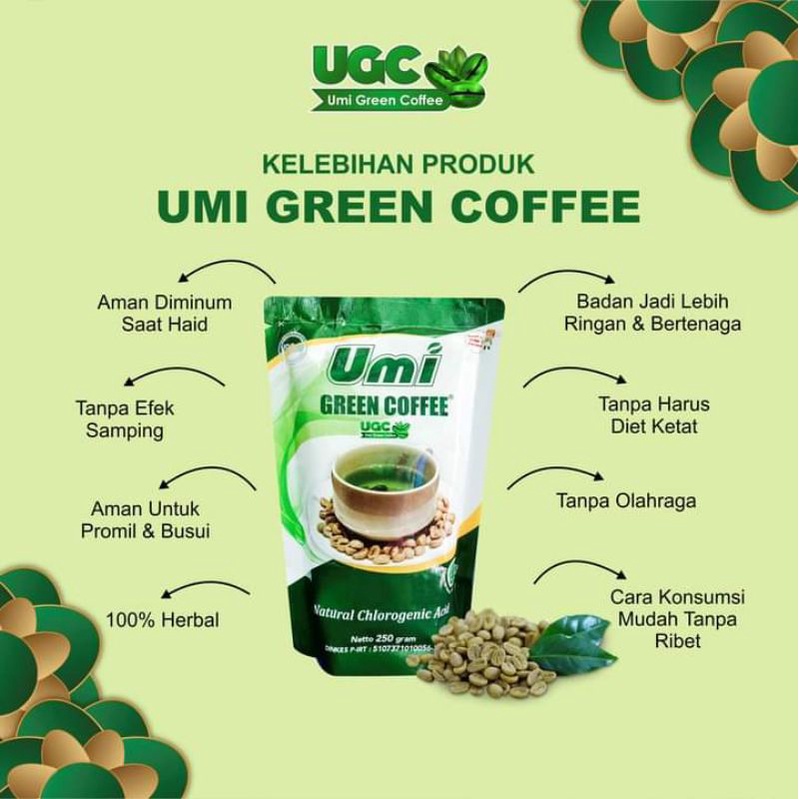 

UGC.umi green cofee 4 pcs