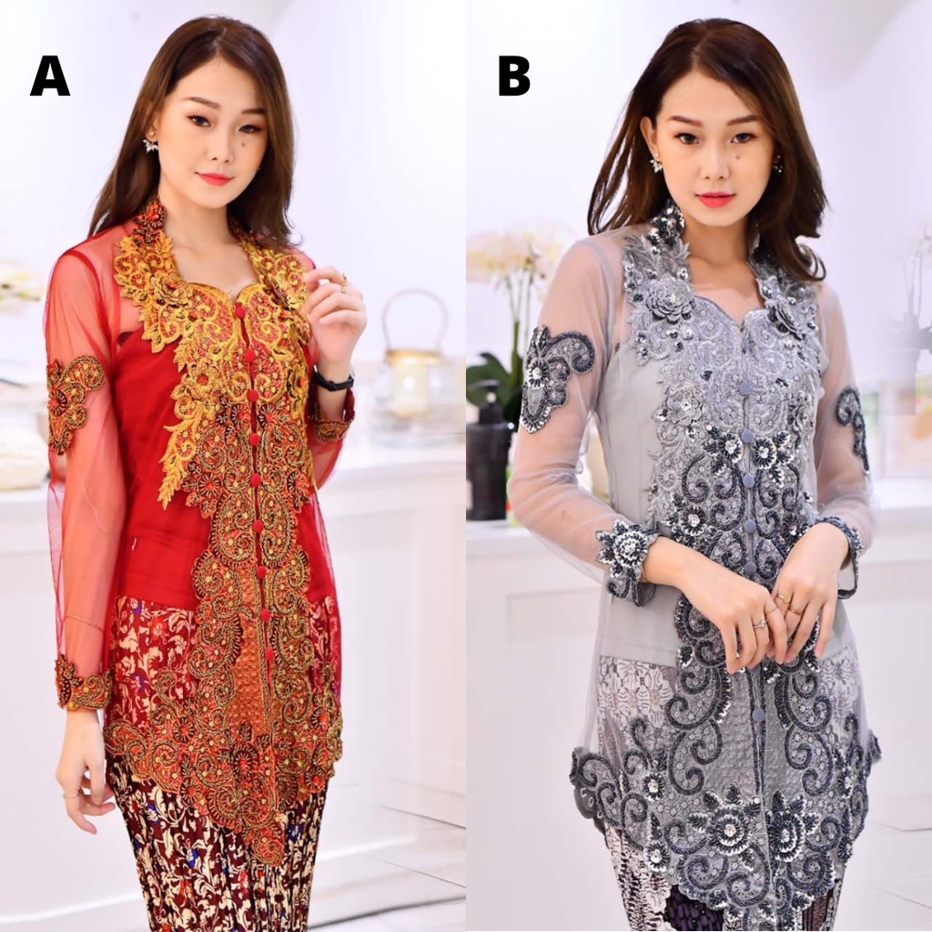 Setelan Kebaya Modern Payet Julaiha Aneka Pilihan Warna