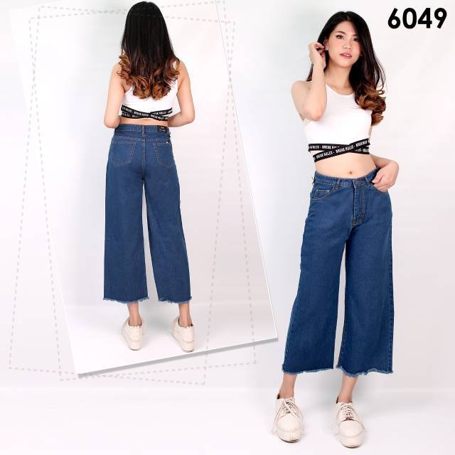 FWR - 27-34 Kulot Jeans Fringe zefanya