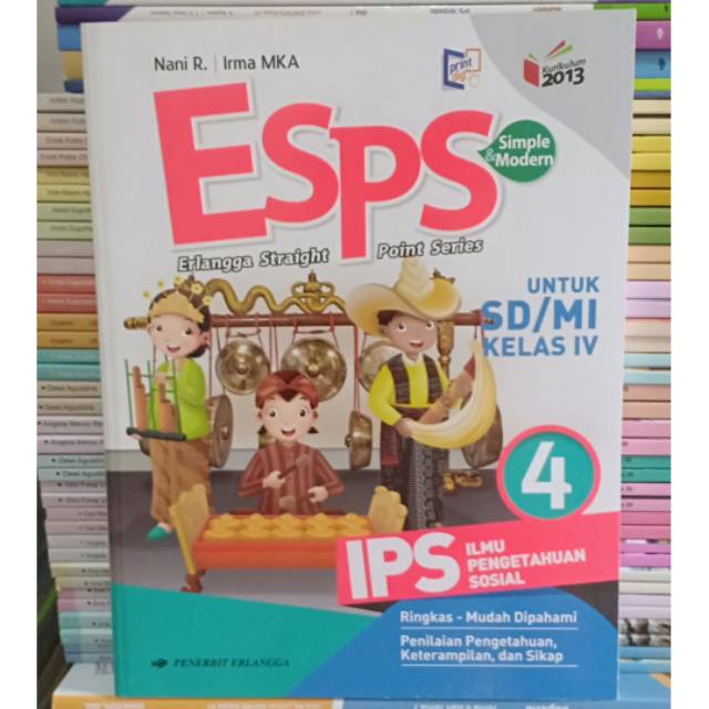 Buku ESPS IPS kelas 4 SD Erlangga