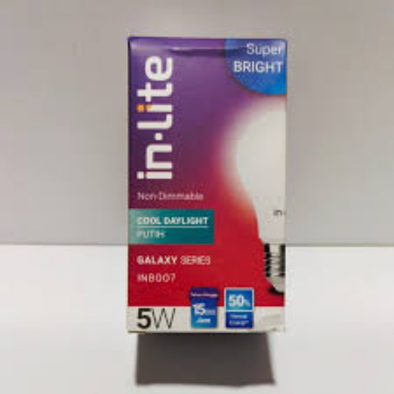 Lampu In Lite 5 watt dengan SAMSUNG LED INSIDE ORIGINAL