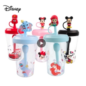 Disney original tumbler stir and straw 520ml /gelas minum lucu DW20212