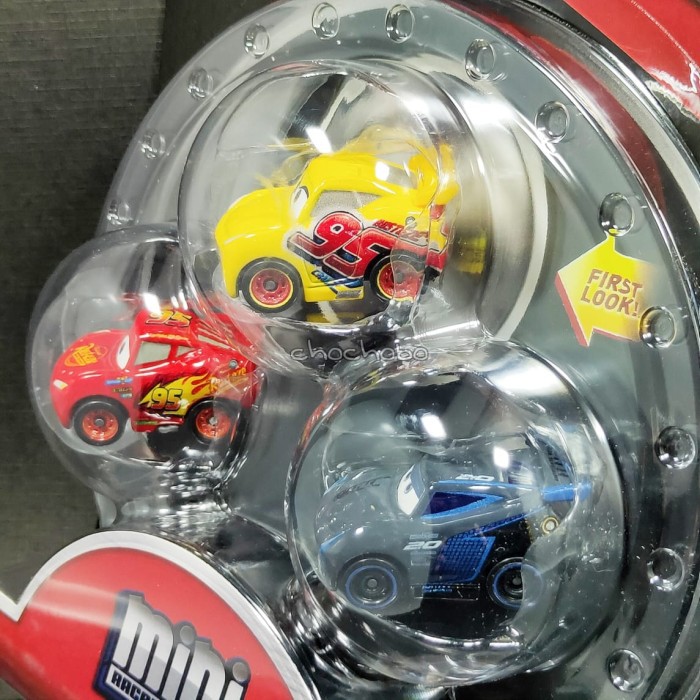 Disney Cars 3 Lightning McQueen No. 1 Mini Racers Cars 3 Mattel Ori