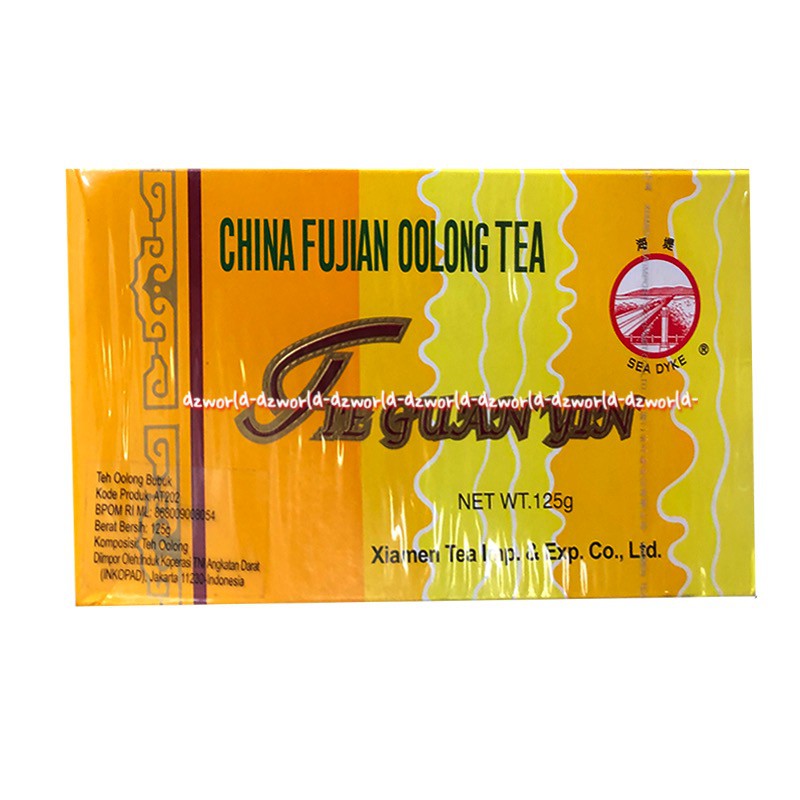 China Fujian Oolong Tea Teh Guanyen 125gr Teh Olong Daun Teh Olong Tea Cina Tea Oolong