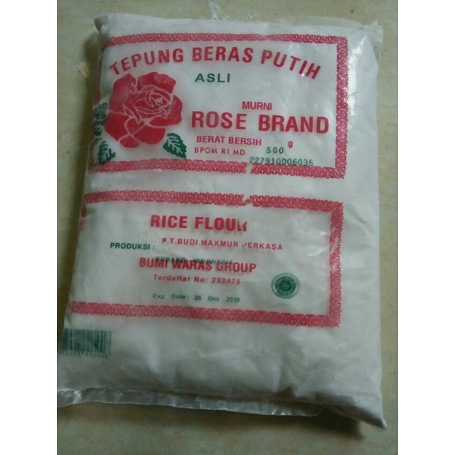 

cs777vv Tepung Beras+Rose Brand 500Gr+Rice Flour Asli Untuk Membuat Aneka Kue Da01D100