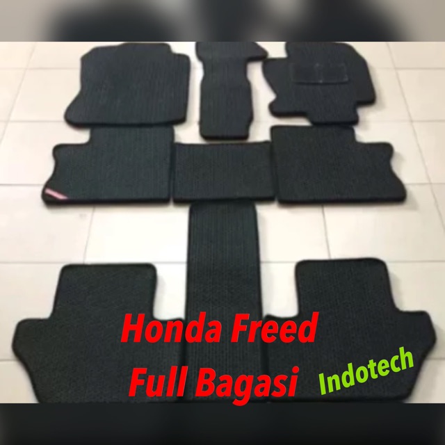 Karpet Mobil Honda Freed Full Bagasi 2 Lapis