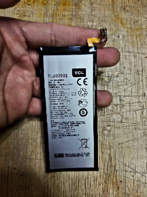 baterai alcatel flash plus 2 TLP029B1 original battery battle batt