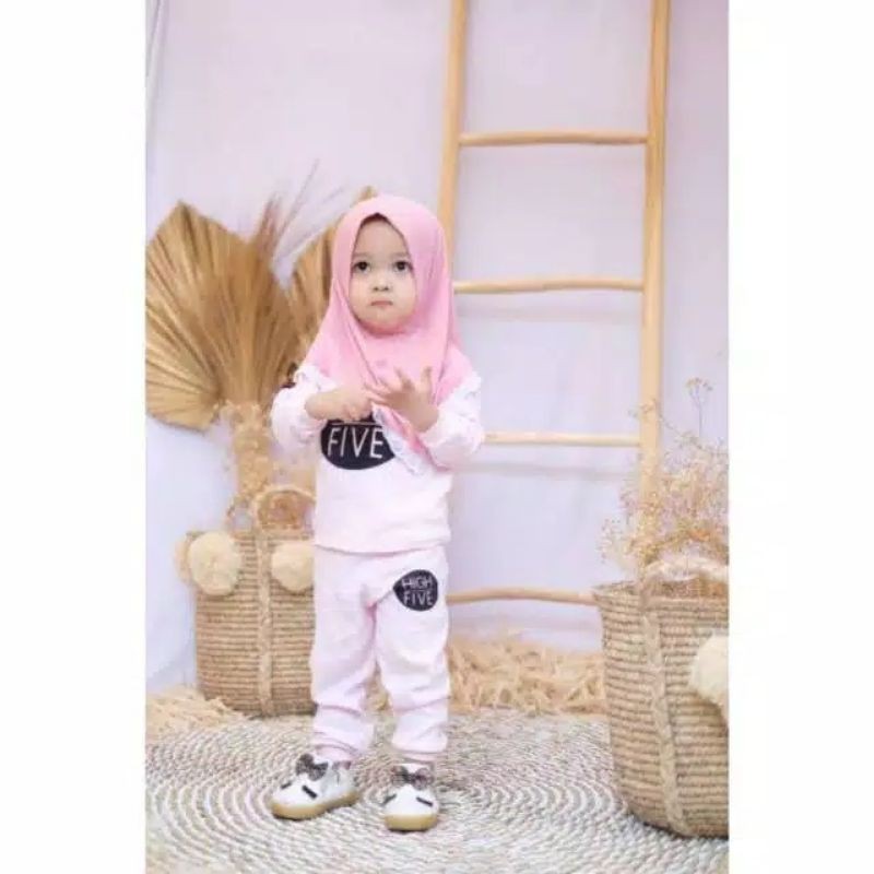 Jilbab Anisa Renda Anak bayi Instan 0-3 Tahun Bahan Lembut Adem | Hijab baby sekolah Tk newborn lucu Premium kekinian | Kerudung Perempuan Sd Terbaru 6-12 Bulan