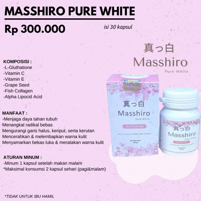 

Masshiro Pure White