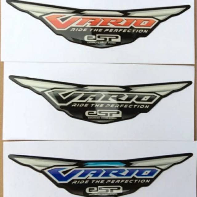 stiker emblem logo honda vario