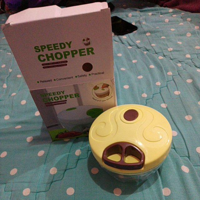 Speedy Chopper Pemotong / Blender Tangan Daging Bawang Buah Dan Sayuran