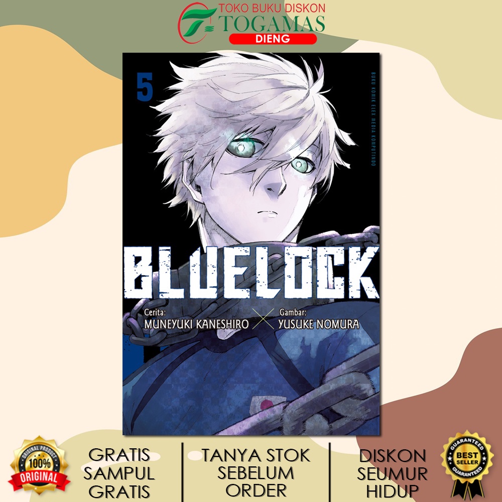 SERI KOMIK BLUELOCK BLUE LOCK KARYA MUNEYUKI KANESHIRO / ELEX MEDIA KOMPUTINDO