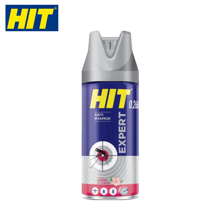 Hit Aerosol spray anti nyamuk / Hit Expert 200ml / Obat nyamuk Semprot