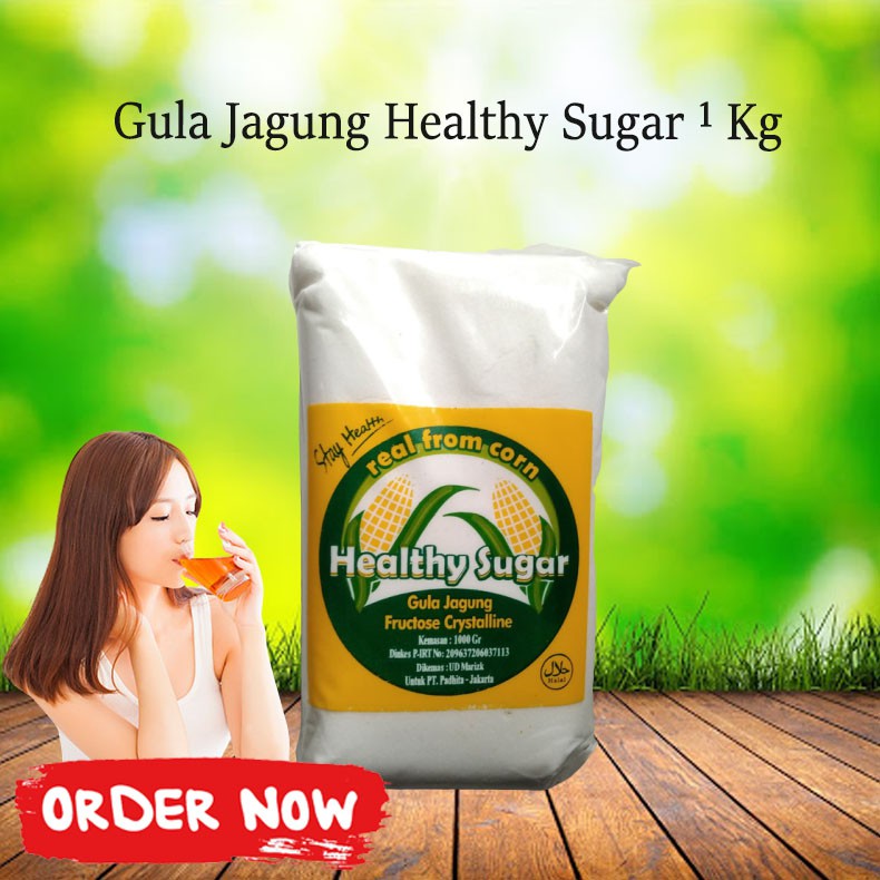 

Gula Jagung Healthy Sugar 1 Kg