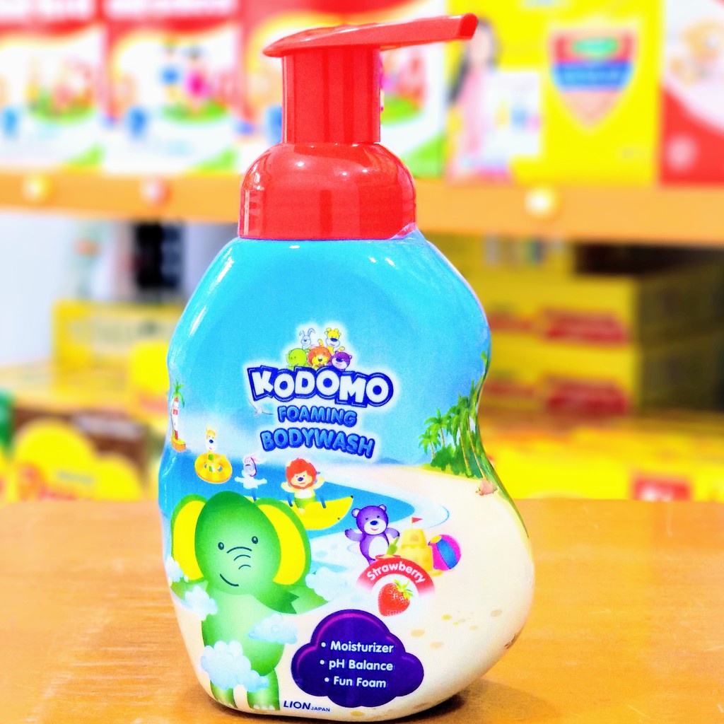 Kodomo Foaming Bodywash 250ml (pump)