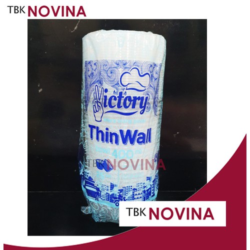 [25PCS] Thinwall Bulat 400ml per Pack Mangkok Plastik Bowl Mangkuk Makanan 400 ml Murah